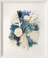 Natural Coral in Blue and White Wall Art